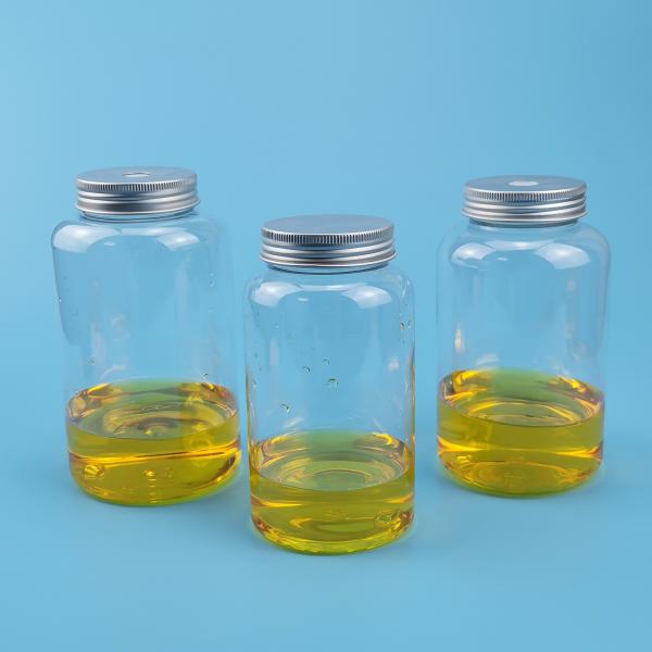 500ml 17oz Milk Tea PET Plastic Beverage Jar With PP Screw Cap