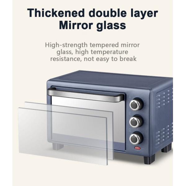 Blue 16L Toaster And Toaster Ovens 1400W 17 Quart