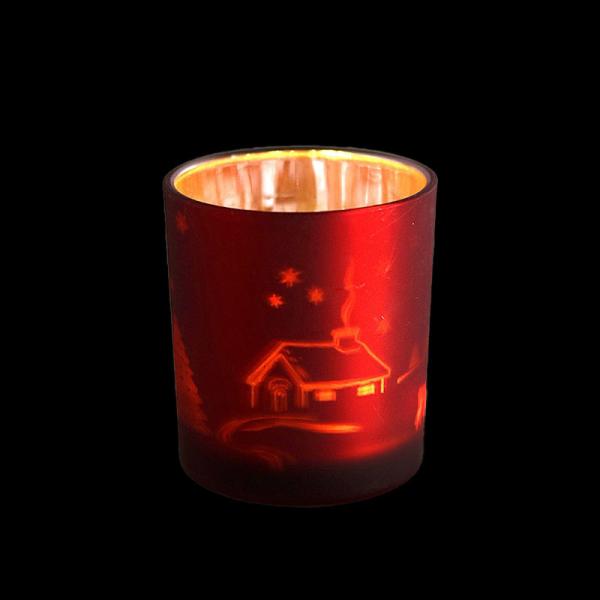B2B Electroplated Christmas Candle Jars: Bulk Order, Custom Design, Shatter-Resistant for Candle Brands