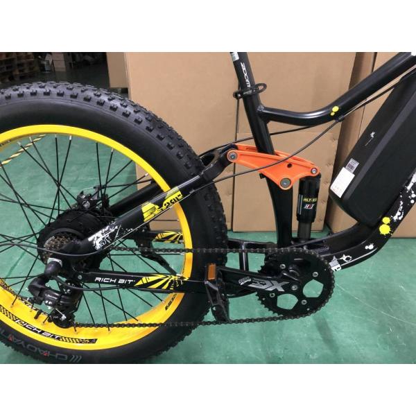 48v 26 Inch Fat Tire Mountain Bike Full Suspension Rich Bit Ebike Fat Tire 1000w