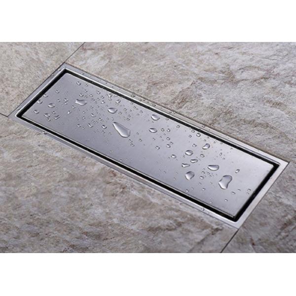 Anti Clogging Rectangular Floor Drain Grate Fast Drainage No Mechanical