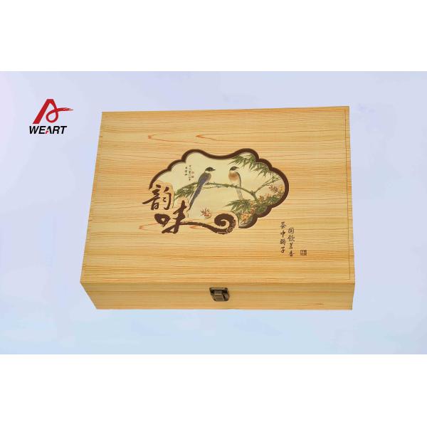 Multiple Sites Champagne Gold Color Paper Jewelry Boxes With Pet Window , / SGS