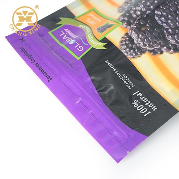 750g Perforated Dry Fruit Packaging Bags Anti Fog CPP Bopp For Vegetable