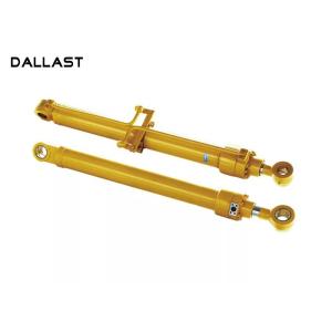 Electric Loader Flange Hydraulic Cylinder Double Acting Welding