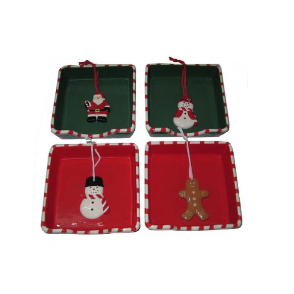Ceramic Christmas Napkin Holders Stoneware Porcelain Earthenware Dolomite With