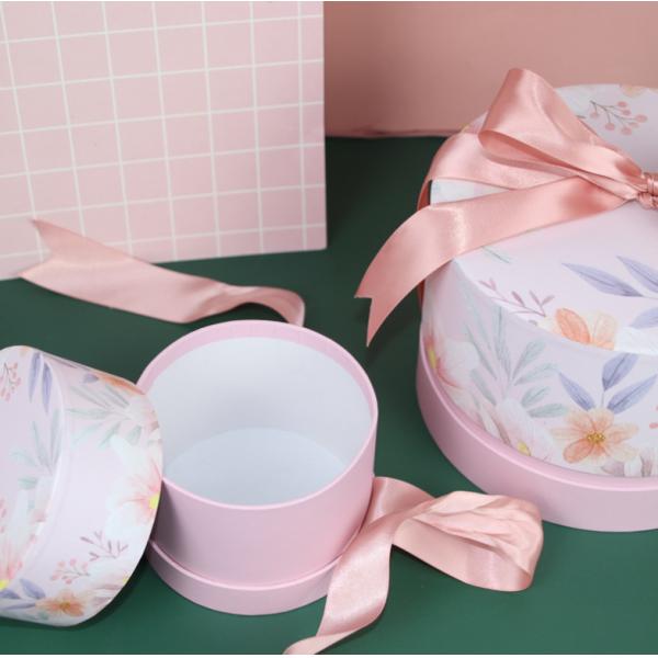 New Creative Pink Flower Candy Boxes Wedding Party Gifts Box Paper Chocolate Boxes Package