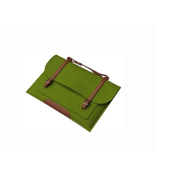 top quality factory price felt laptop sleeve with leather handle