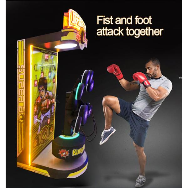 2000W Boxing Arcade Machine Coin pusher Multiple Goals Boxer Punch Game
