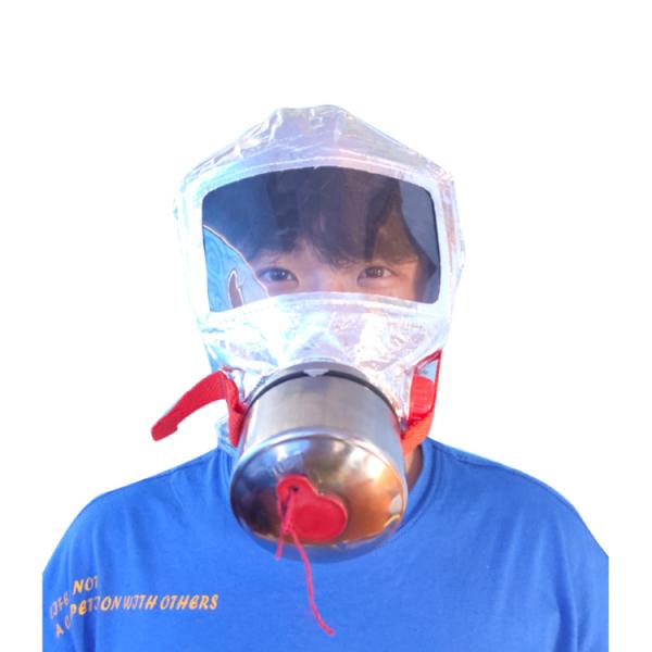 Gas mask Fire escape mask Home emergency fire self-rescue breathing apparatus mask 30 minutes