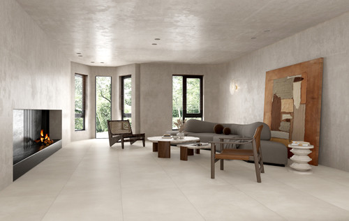 600*1200mm Cement Look Porcelain Tile Matte Rectangular Yellow Ceramic Wall Tile