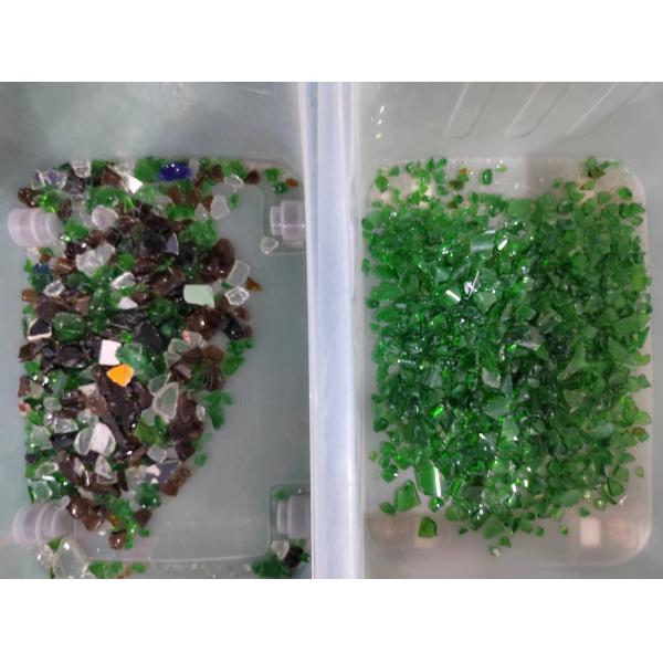 Automatic Two Layers Big Glass Mineral CCD Color Sorting Machine For Amber Glass