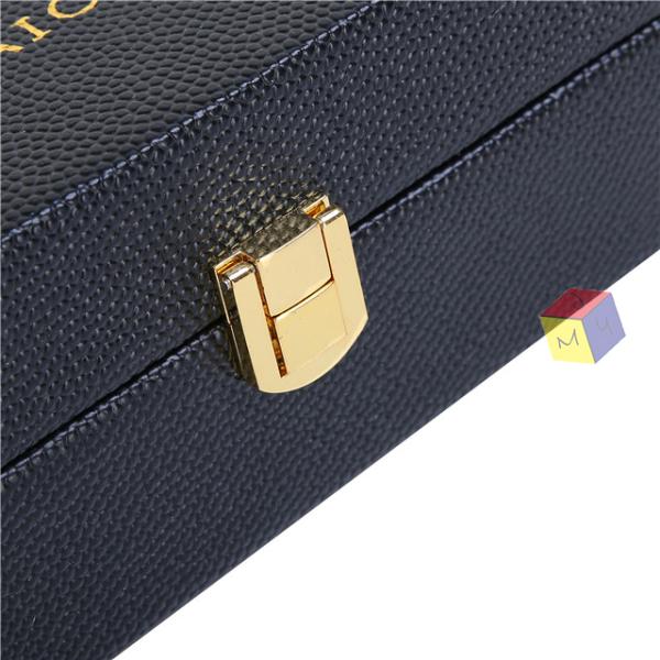 Custom Order Accepted Stamping Printing Luxury Caviar MDF Packaging for Food Box