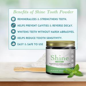 Remineralizing Tooth Powder With Hydroxyapatite , Fluoride Free Tooth Repair