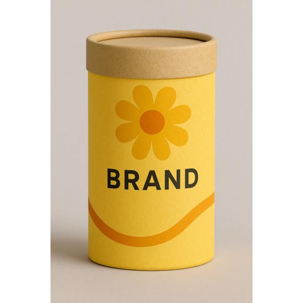 Customizable Biodegradable Craft Paper Cylinder Food Packaging For Biscuits Pet Food Wine Made Food Grade Cardboard Paper Tube