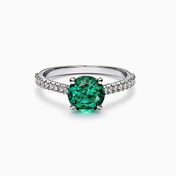 Emerald Green Moissanite SiC Single Crystal Mohs Hardness 9.25 Moissanite Raw Material For Jewelry
