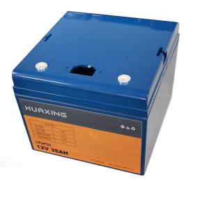 Deep Cycle 35Ah 12V LiFePO4 Batteries BMS Rechargeable LFP