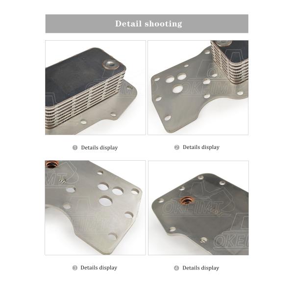 3975818 Engine Oil Cooler For Komatsu PC200-8 PC240-8 Cunmmins ISD ISB QSB