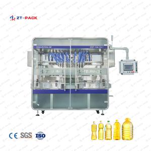 1l Edible Oil Filling Line Ss316 Piston Liquid Bottling Equipment