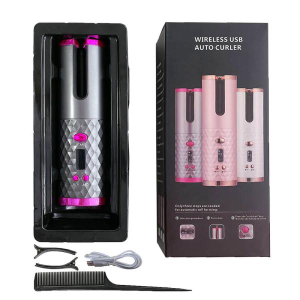 5000mAh Mini Cordless Hair Curling Roller With PTC Heating Hair Curling Tools