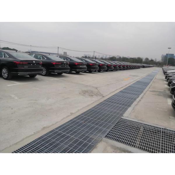 Outdoor Metal Drain Cover Q235 Grating Serrated Galvanized