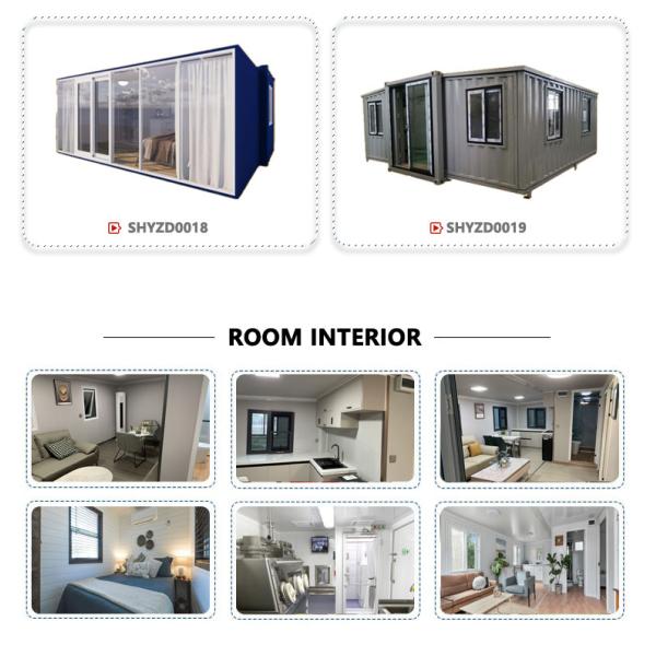 20ft Double-Wing Container House with EPS Sandwich Panel Roof and MGO Board Floor