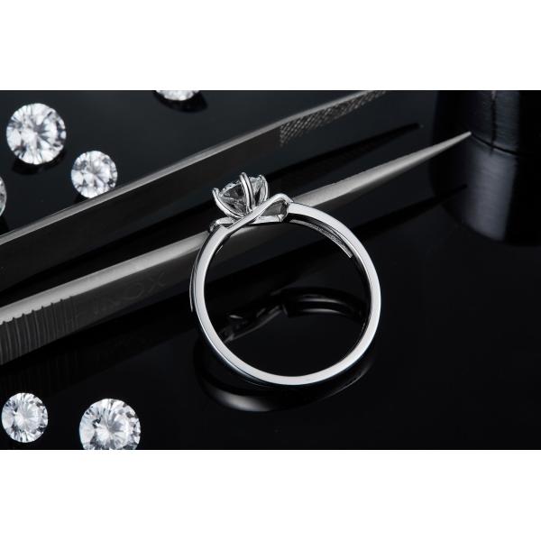 White Square Moissanite And Sapphire Platineve Diamonds Jewelry Women Ring With Silver1.94CTW