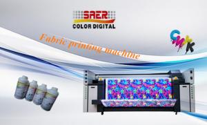 Quality 3.5kw Heater Power Fabric Plotter / Cotton Fabric Printing Machine Large Format Size for sale