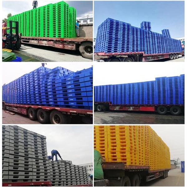 Heavy Duty Double Sides Euro HDPE Plastic Pallet Large Stackable Reversible