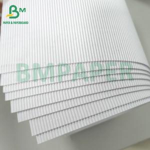 China White Single Face Corrugated Cardboard Roll B Flute E Flute For Shipping on sale