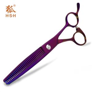 Professional Pet Grooming Shears 32 Teeth Pet Use Wear Resistance