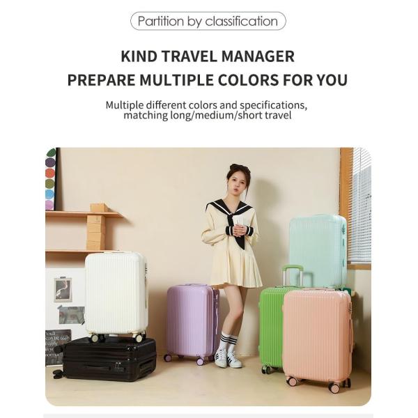 Travel luggage Sets, cosmetic case set, Scratch-Resistant And Wear-Resistant PVC Material, Large Capacity Suitcase, Silent Pulley + Combination Lock
