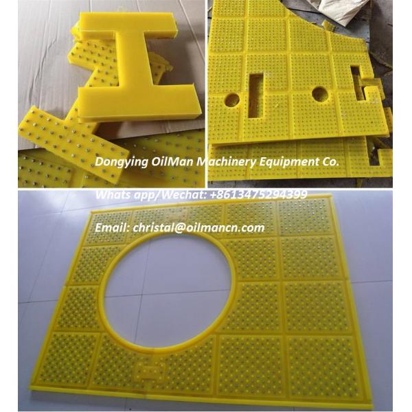 Polyurethane Rubber Drilling Floor Mat Anti Slip 1490mm Width