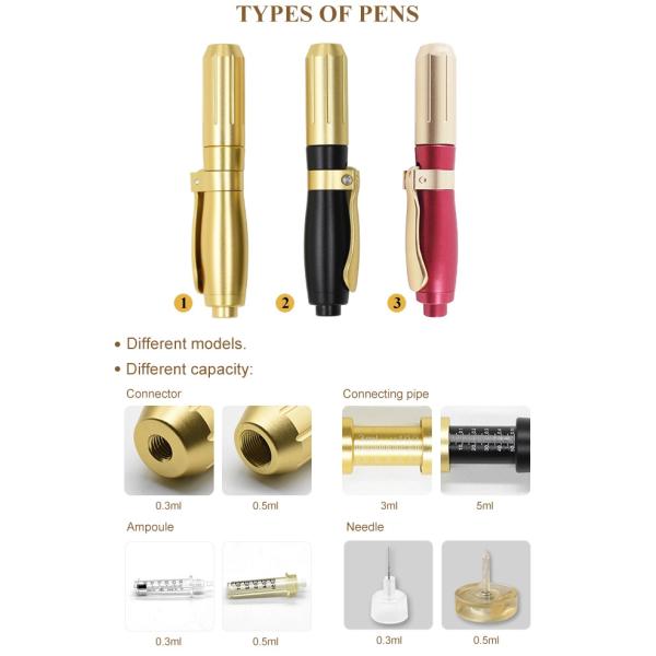 0.01 To 0.12ml Lip Filling Hyaluron Filler Pen 3 Power Levels
