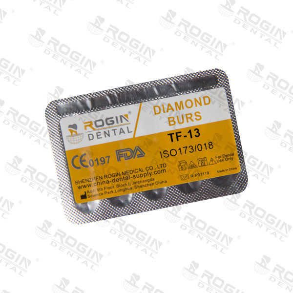 Dental Diamond Burs Hihg speed Burs Dental Instruments With Diamond Powder 5pcs per box