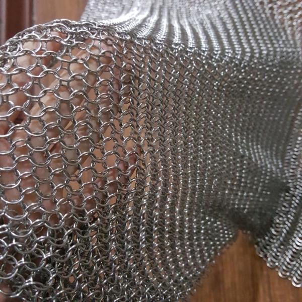 5mm Decorative Metal Ring Mesh / Chain Mail Curtain SS316
