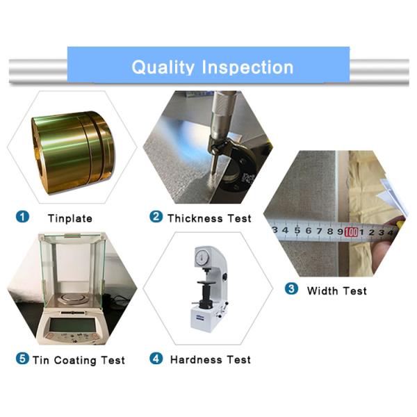 500mm Width Tin Plated Steel 22 Gauge Corrugated DR8 DR9 Wear Resistant Sample Provided