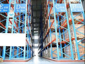 Quality 50mm Pitch VNA Racking Customized Narrow Aisle Racking System for sale