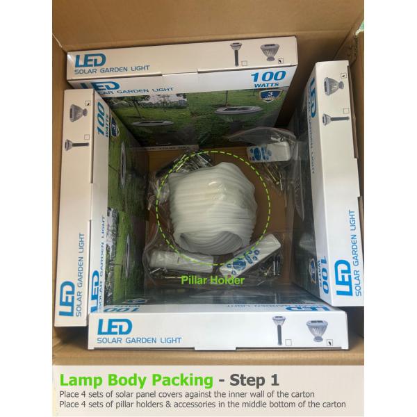 IP65 Waterproof Solar Powered Garden Lawn Pillar Lights Solar Lights For Outside