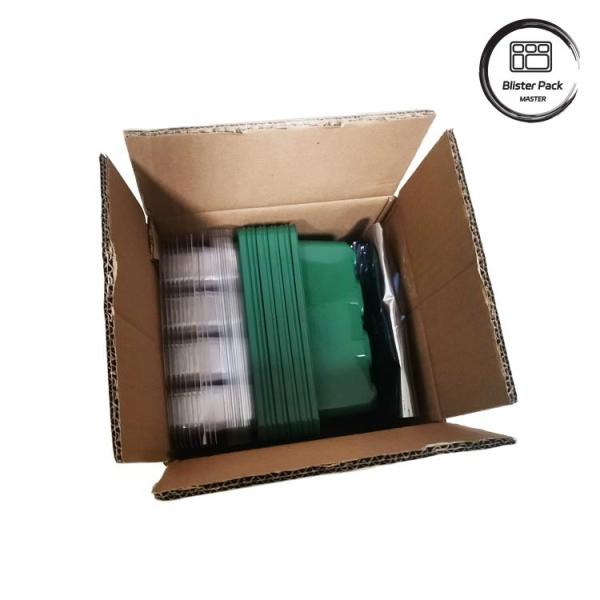 Multi Functional Indoor Garden Nursery Box Plastic Seedling Trays / 6 Cell Seedling Trays