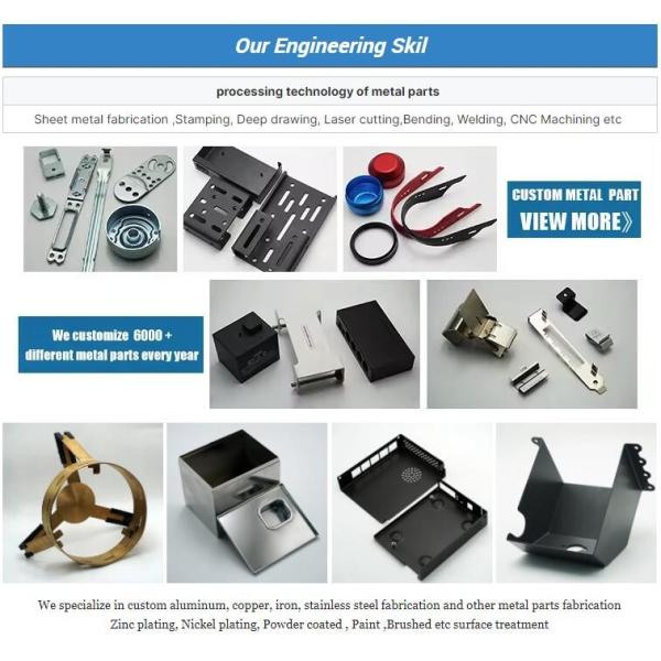 Aluminum Custom Sheet Metal Stamping Parts High Precision Punching