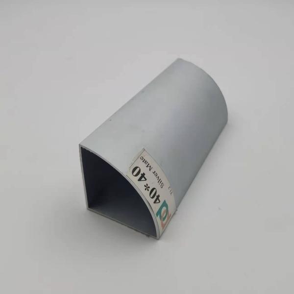 Rounded Corner Aluminum Square Tubing Powder Coated Aluminium Profile 25x25