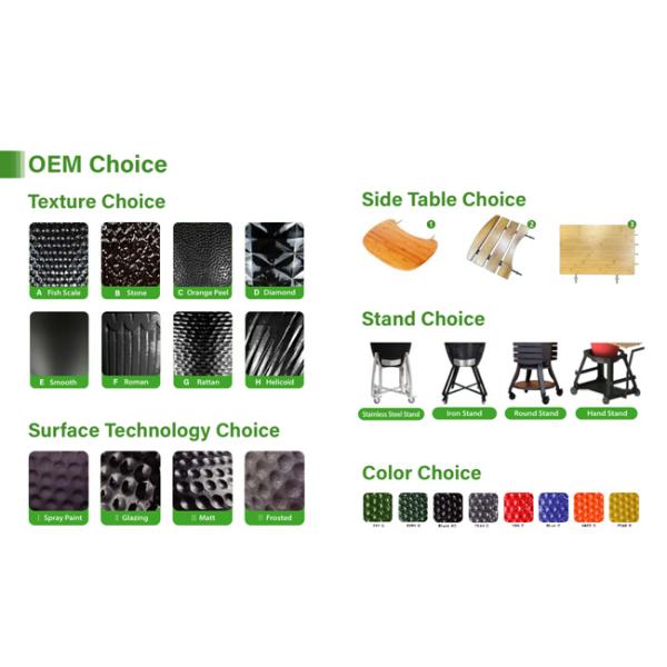 Outdoor Heavy Duty Grill Charcoal Square BBQ Grill Charcoal Barbecue Grill Functional Big Square Smoker