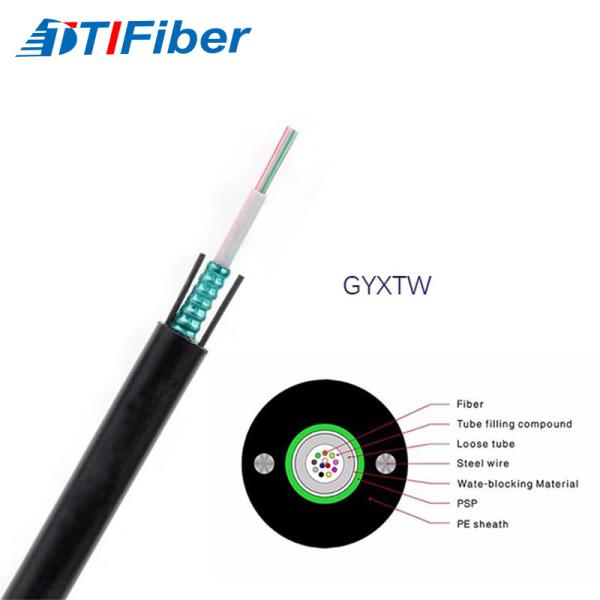 GYXTW 12 cores G652 Fiber Optic Cable Outdoor Optical Fiber Cable