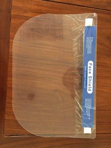 Quality Clear Face / Eye Shield Consumable Medical Devices PET Against Coronavirus for sale