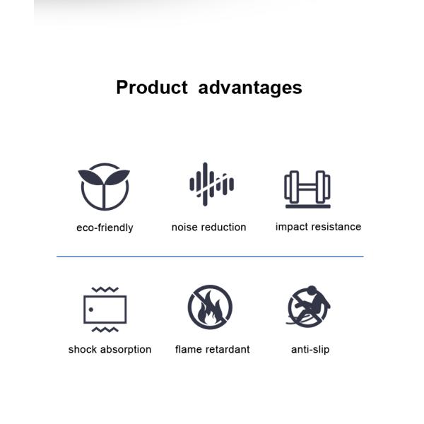 UV Resistant & Waterproof EPDM Rubber Tile for Outdoor Playground School and Sports Center