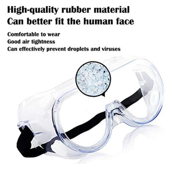 Clear Eye Protection Safety Glasses / Anti Dust Safety Glasses CE FDA Approved