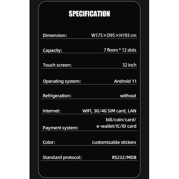 32 Inch Touch Screen Transparent Locker Vending Machine For Boosting Sales Multi-buy Discounts And Upsell Recommendations