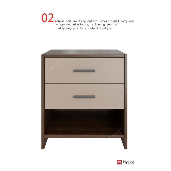 Support customization Modern Luxury Nightstand Bedside Cabinet for Home Use With Storage for Bedroom Living Room Dining Room Bedroom Furniture