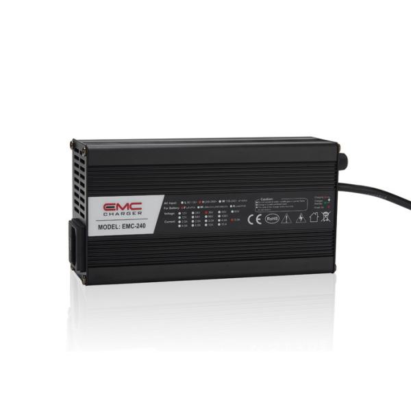 EMC-240 72V2A Aluminum lead acid/ lifepo4/lithium battery charger for golf cart, e-scooter