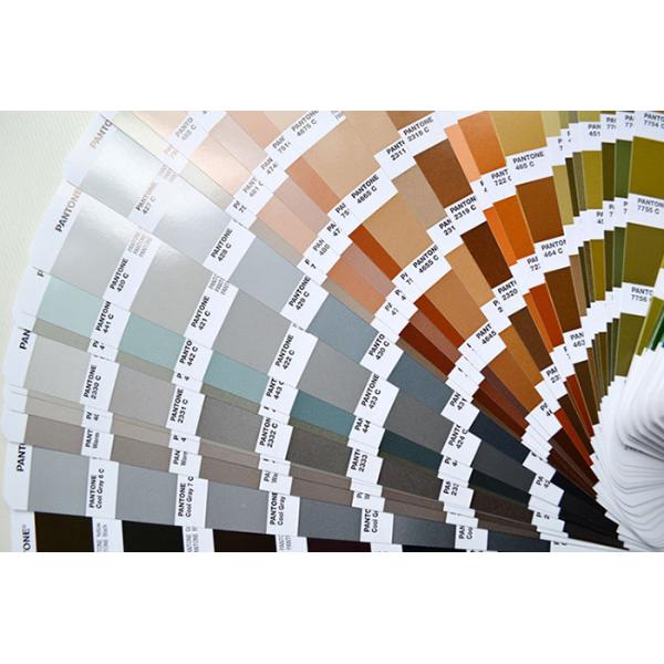 Small Size 1867 Kinds Colour Shade Card Solid Coated / Uncoated Guides